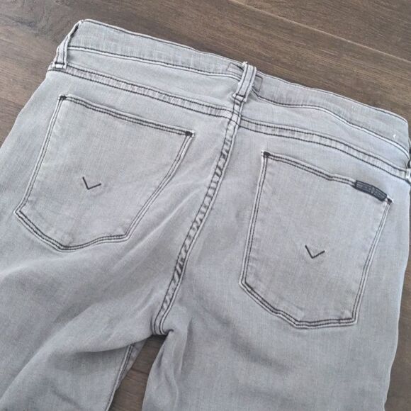 Hudson Harkin Crop Super Skinny Cuff Demu Gray Size 28 - Picture 10 of 11